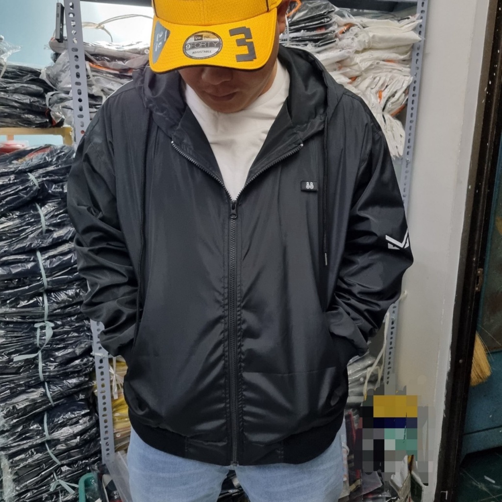 Áo khoác dù 2 lớp nam mềm thoải mái bigsize khoá kéo chống nước đủ màu - 80-130kg