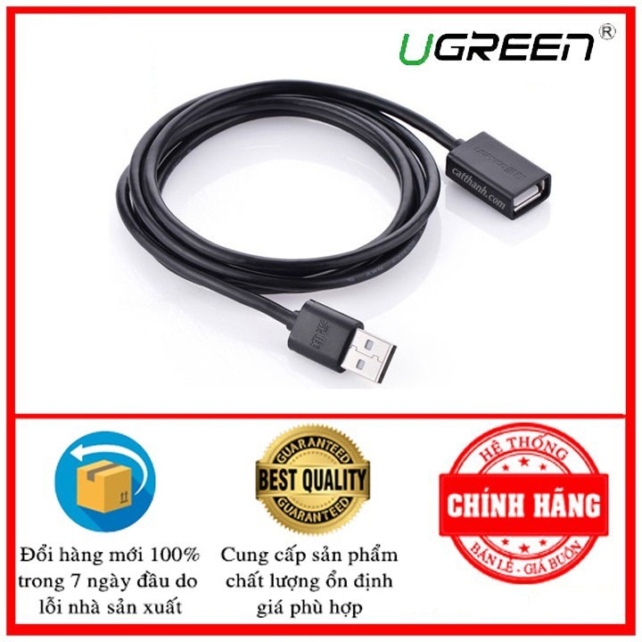 Cáp USB 2.0 nối dài 1.5M chính hãng Ugreen 10315 giá rẻ