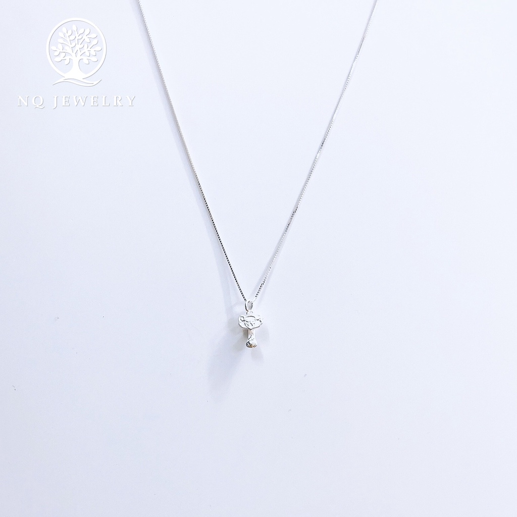 Dây chuyền bạc mặt ruyi gậy như ý treo- NQ Jewelry