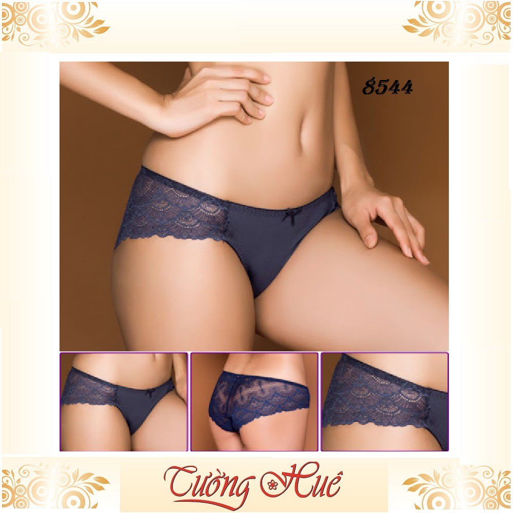 Quần lót nữ annie QE 8544 trơn phối ren phía sau.