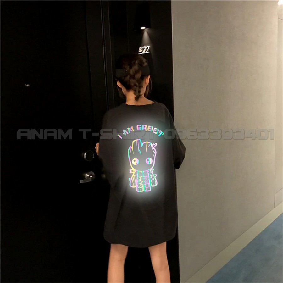 (CÓ VIDEO)ÁO THUN PHẢN QUANG 7 MÀU TAY LỠ NAM NỮ GROOT