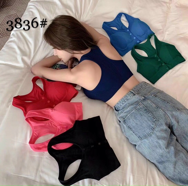 BRA CROPTOP LEN KHUY SIÊU MƯỚT