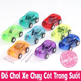 Đồ Chơi Xe Ô Tô Chạy Cót Bằng Nhựa Trong Suốt