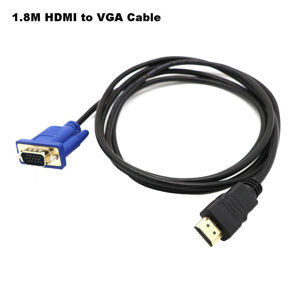 Cáp Chuyển Đổi HDMI Sang VGA Chuyên Nghiệp 1.8M 6FT Độ Nét Cao