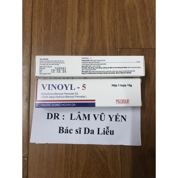 Gel chấm mụn Vinoyl-5/10 - Dr. Lâm Vũ Yến