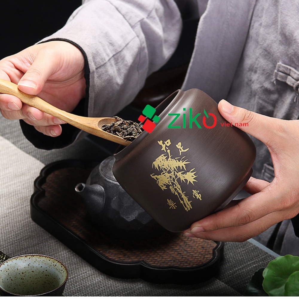 Hũ tử sa Bình đựng trà bằng tử sa 650ml Giá rẻ nhất Hà Nội mẫu giao ngẫu nhiên