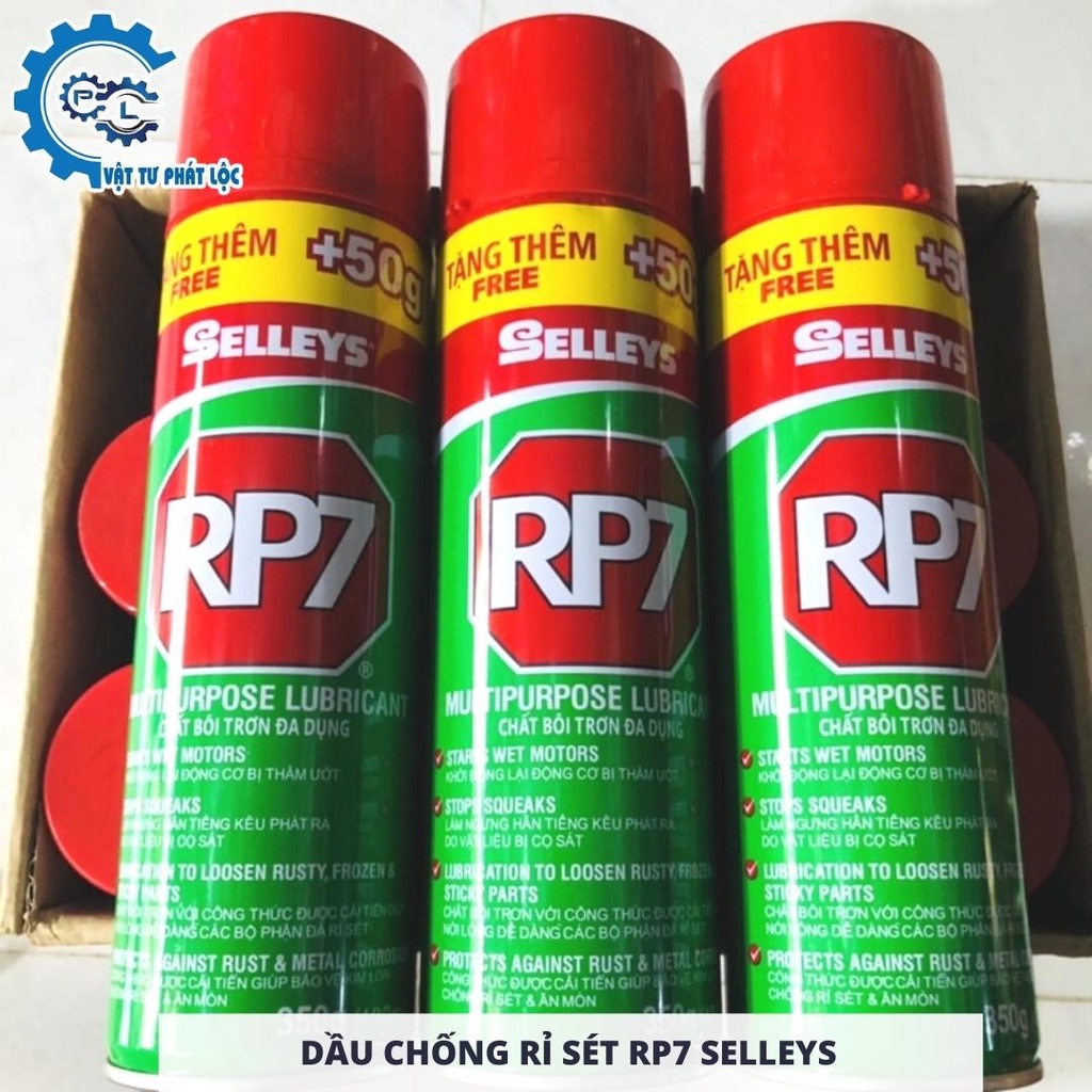 Chai xịt chống rỉ sét và bôi trơn Selleys RP7 170g, 350g
