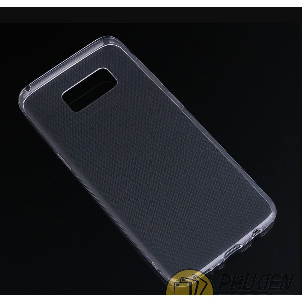 Ốp lưng Silicon Samsung S8 Plus (Trong suốt)