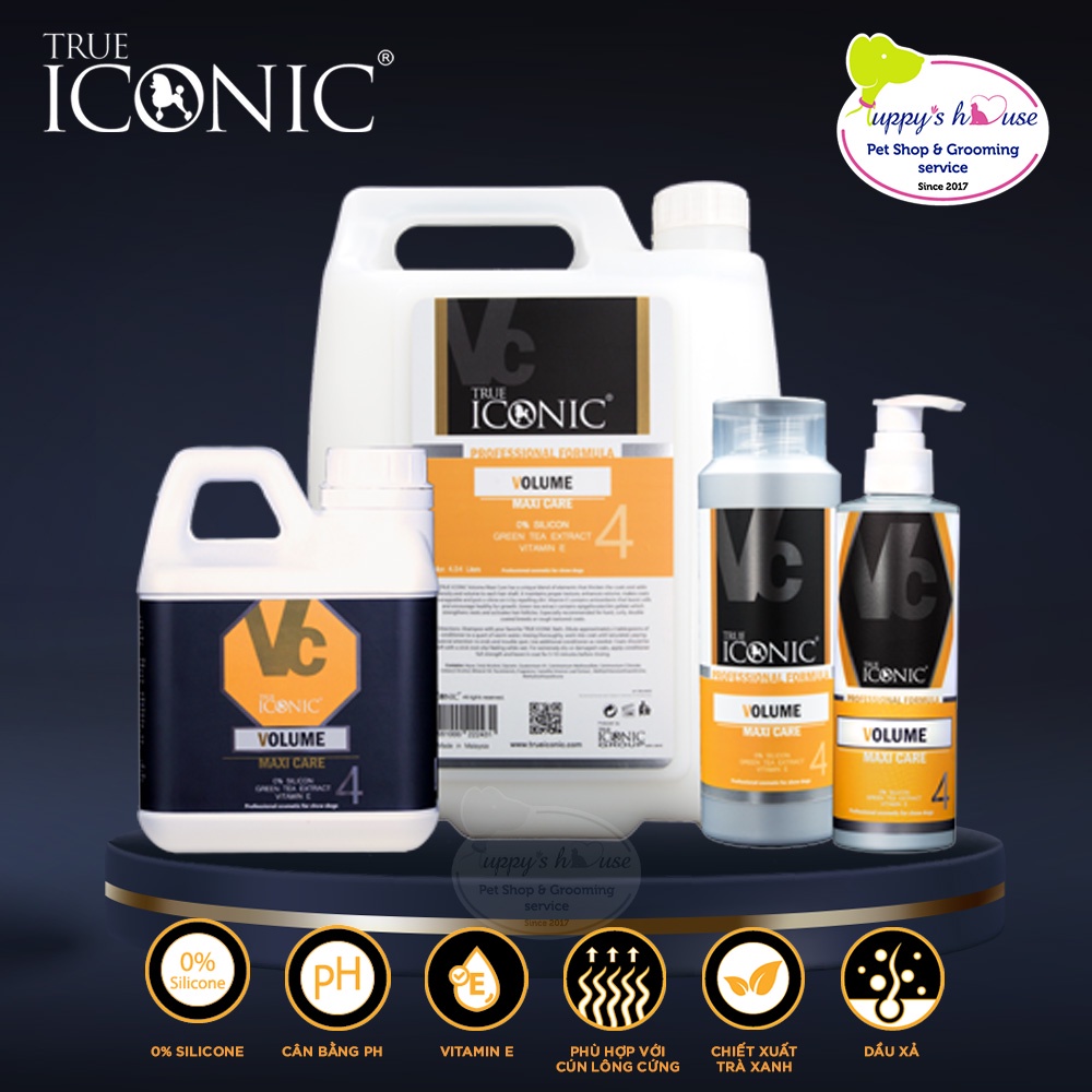 TRUE ICONIC Dầu xả Volume Maxi Care dành cho chó_chai 250ml