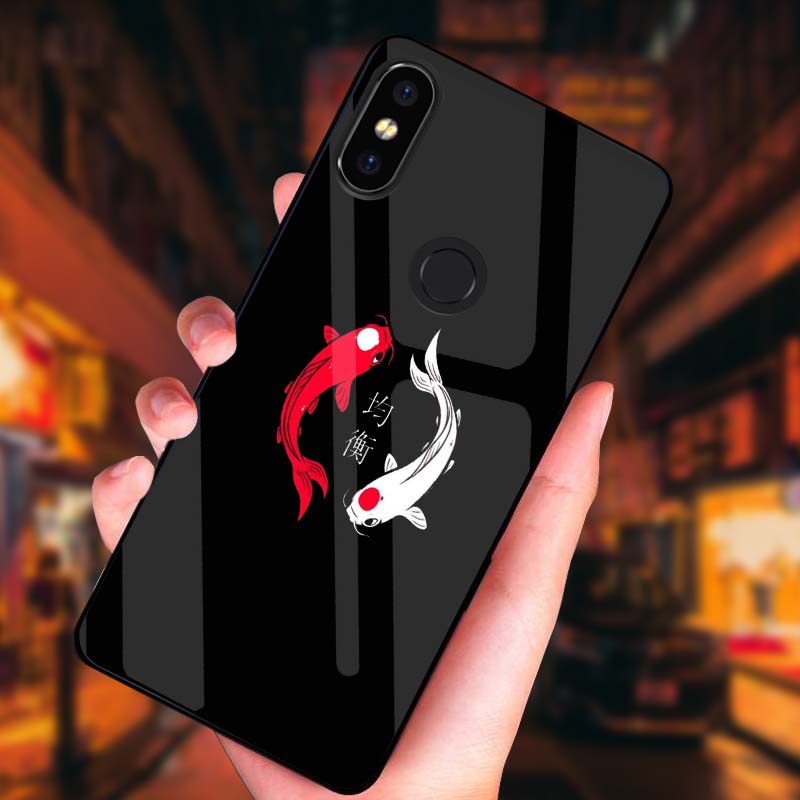 Ốp Lưng XIAOMI Mi8, Mi8 se, Mi8 Lite  Mặt kính cường lực Cao Cấp, Sang Trọng thiết kế Độc Quyền