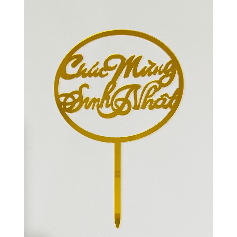 Set 10 mica Chúc mừng sinh nhật