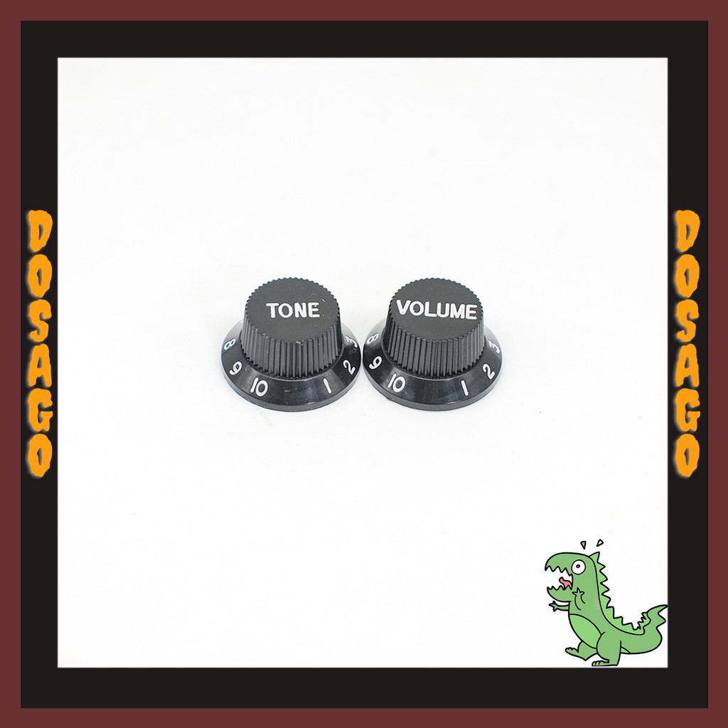 Núm nhựa Tone Volume - Núm mũ đàn guitar điện stratocaster