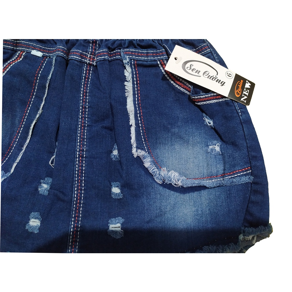 Quần giả váy chất jean cho bé gái, mẫu mới-mẫu BG009