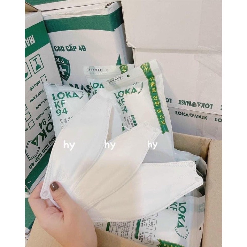 1 thùng 300 chiếc khẩu trang KF94 Loka kháng khuẩn