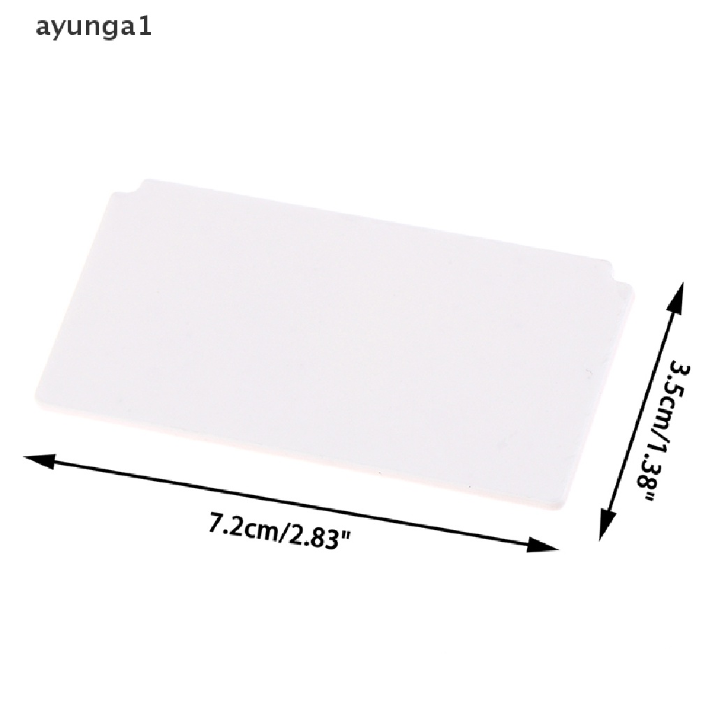 [ayunga1] 10X Fake Nail Display Stand Box Show Holder Plastic Partition Plate Storage Case [new]