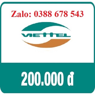 Combo Thẻ Cào Viettel 50K + 200K