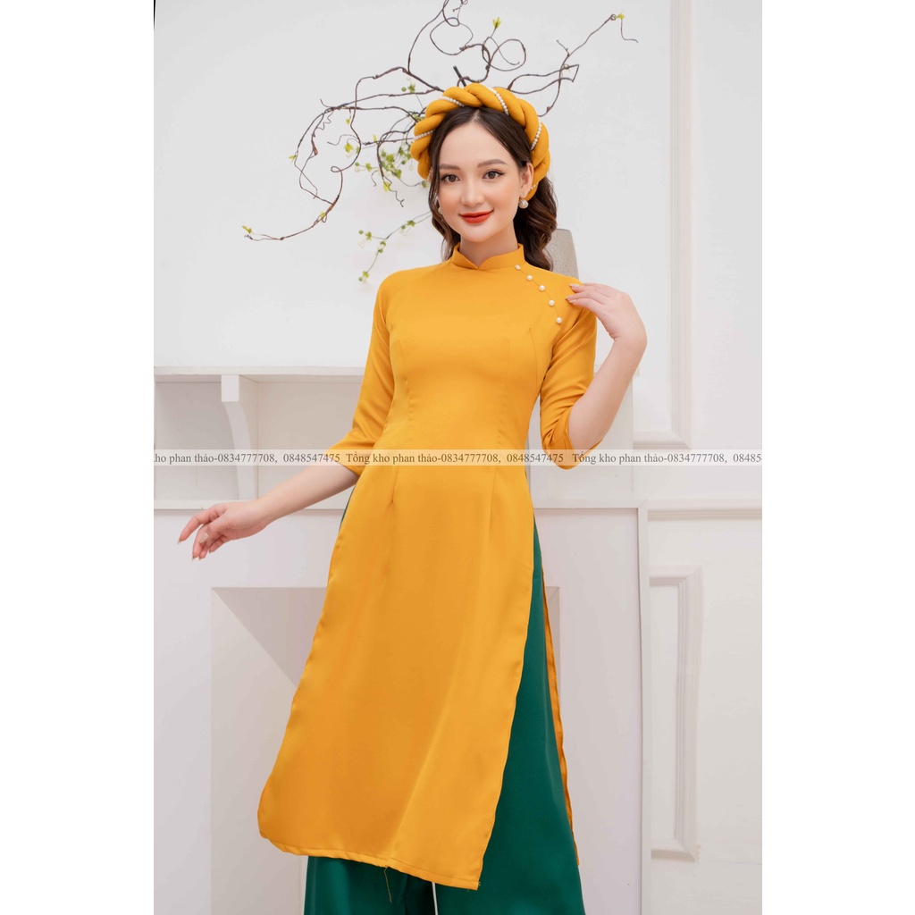 [ XẢ KHO 3 NGÀY] Áo dài cách tân lụa tây thi cao cấp nhiều màu big size