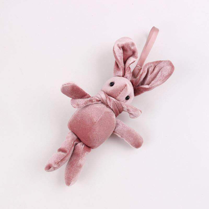 Gấu bông thỏ nhung để hộp quà tặng sang trọng