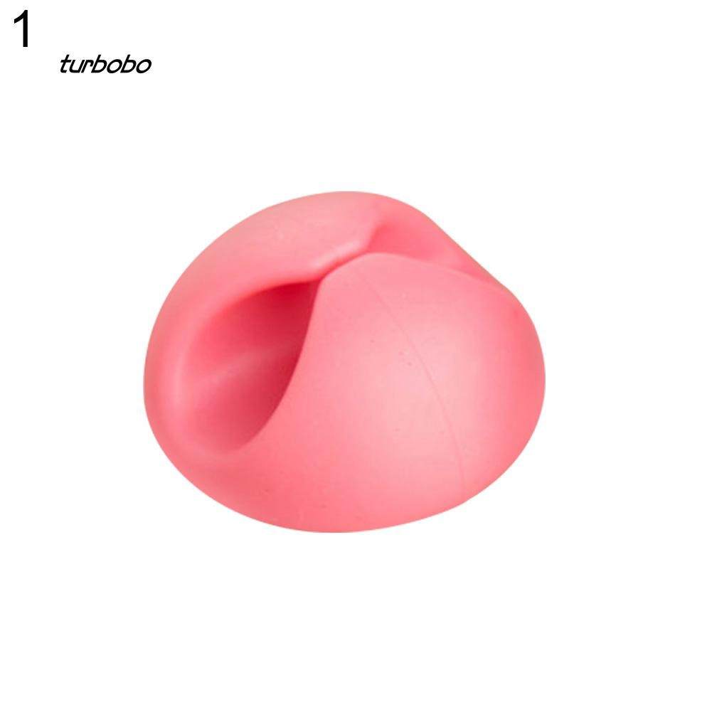 Miếng silicone giữ dây sạc điện thoại/tai nghe giúp giữ cho bàn làm việc ngăn nắp có nhiều màu sắc lựa chọn