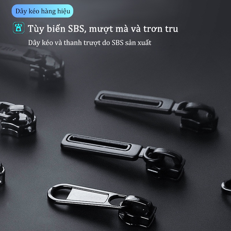 Túi Đeo Chéo Vải Canvas Màu Đen Phong Cách Thể Thao Chống Mòn Thời Trang Cho Nam