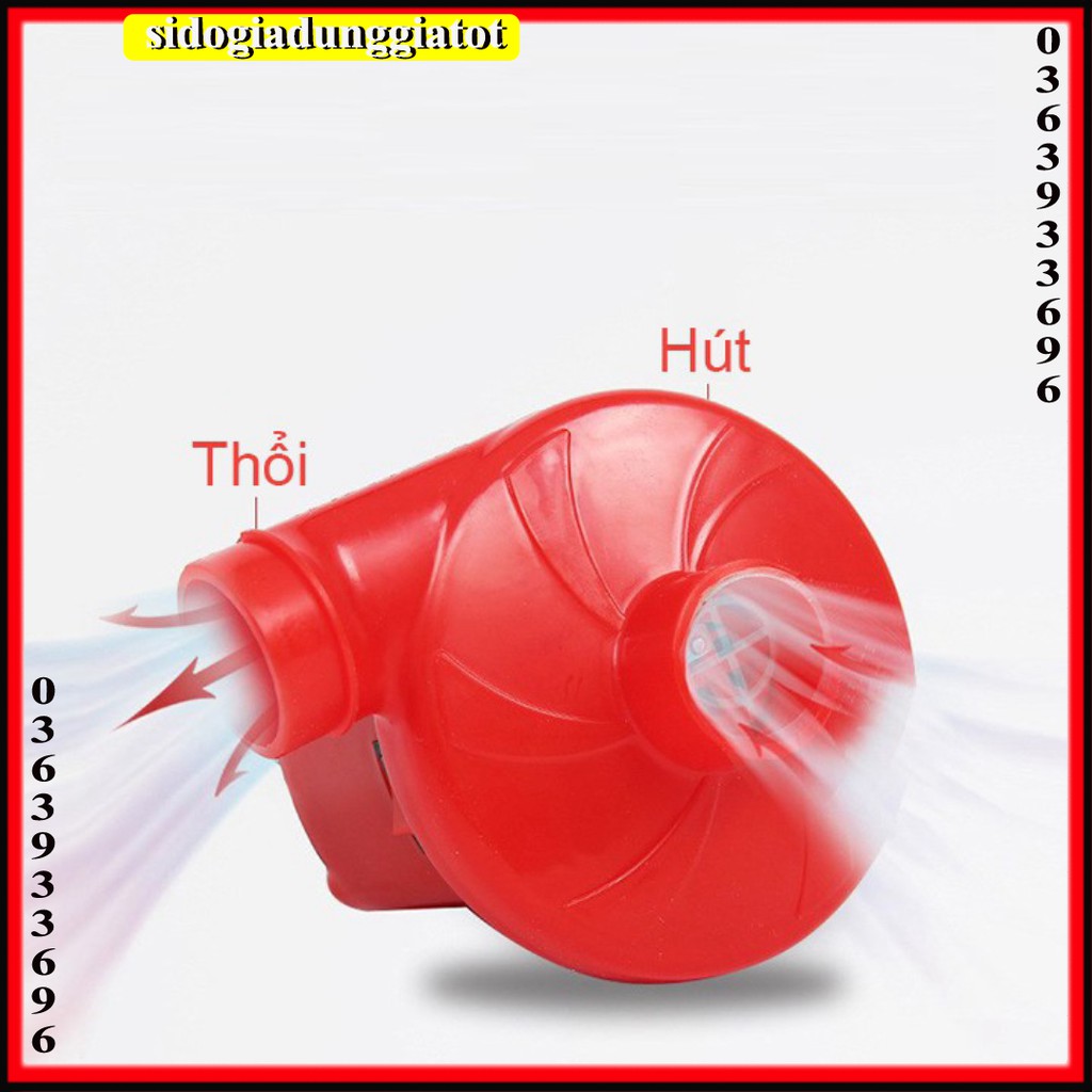 Bơm điện 2 chiều thổi, hút chân không - bơm phao bơi, giường ghế hơi - SĐGDGT