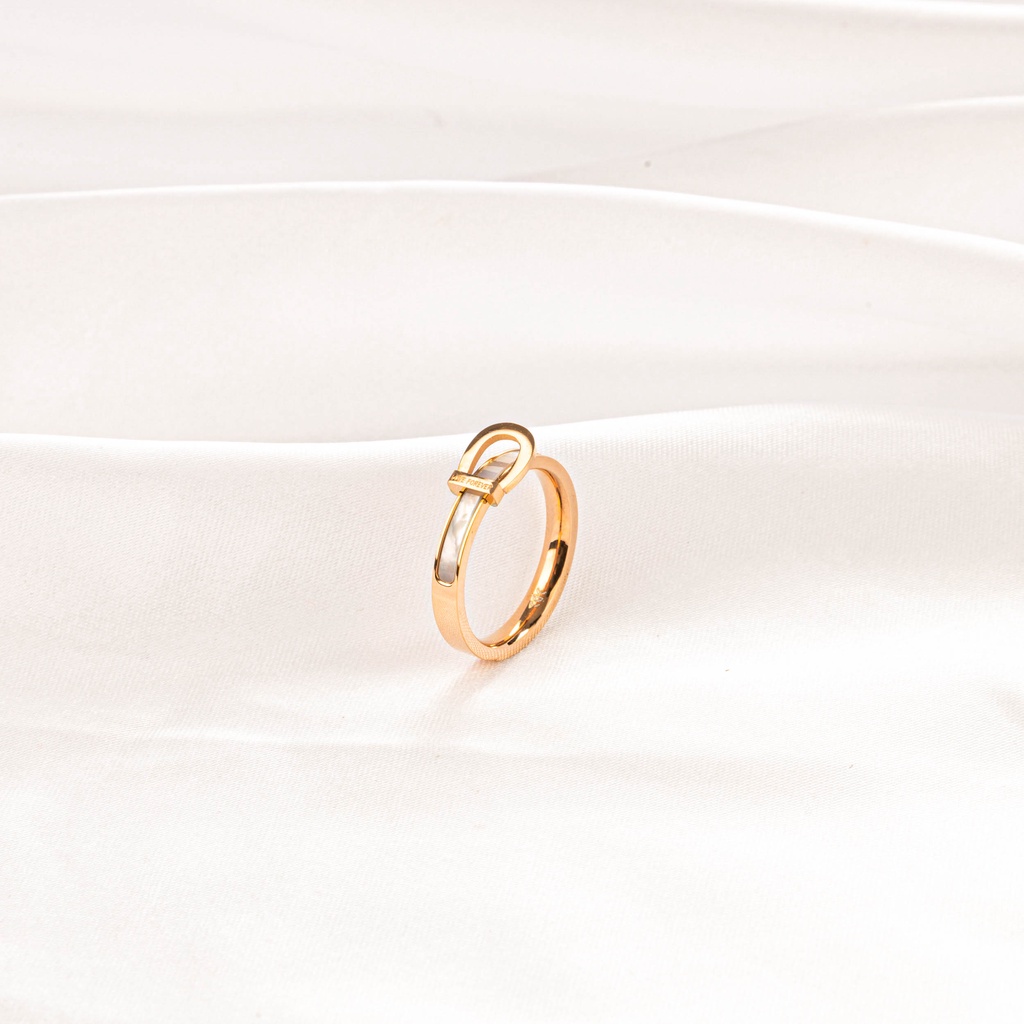 Nhẫn Hermes Love Forever Rose Gold Ring 8001RG Fullbox