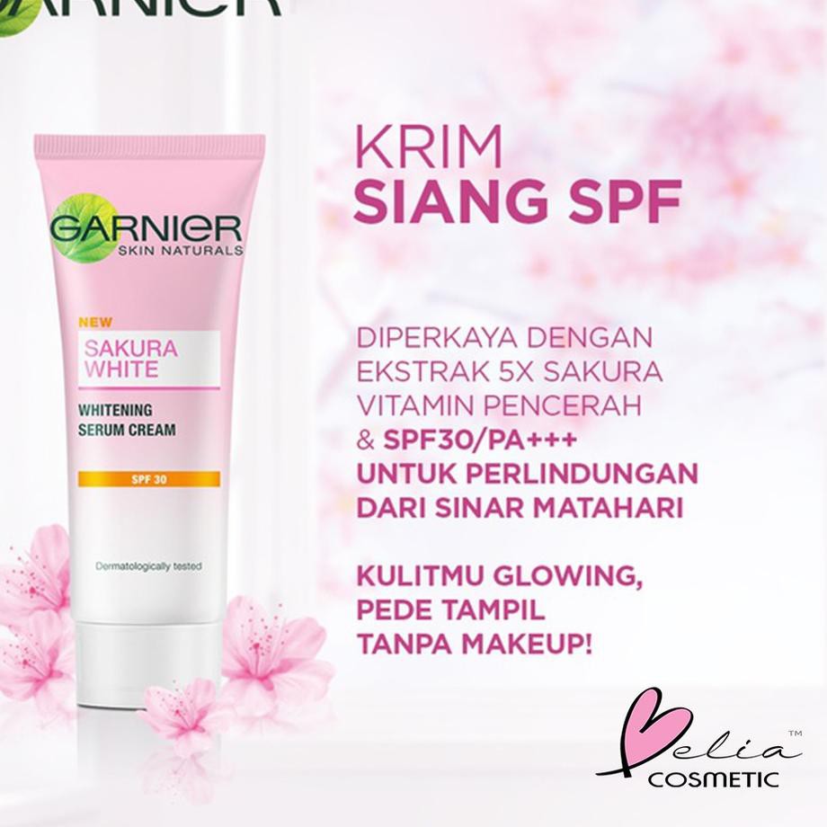 (Hàng Mới Về) Kem Dưỡng Trắng Da Ban Ngày Chống Nắng Spf 30-20 ml Belia Garnier Sakura