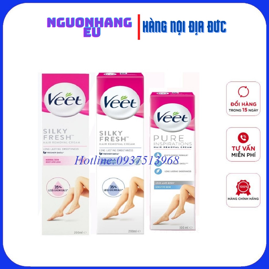 Kem Tẩy Lông Veet Đức100ml mẫu mới nhấ