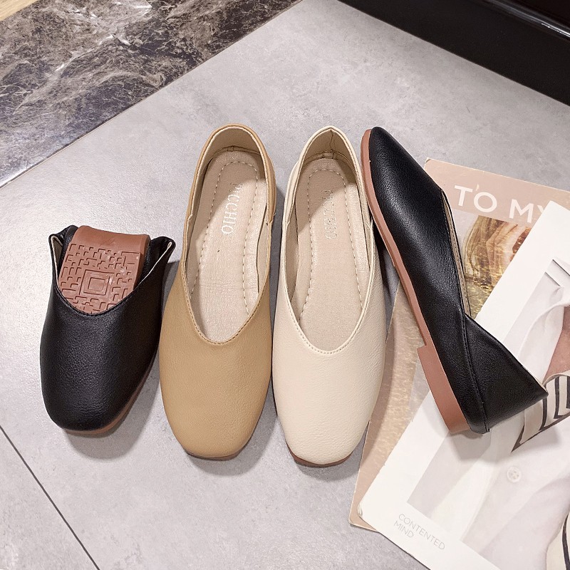 Giày Búp Bê Mũi Vuông Thời Trang 2020 Cho Nữ | BigBuy360 - bigbuy360.vn