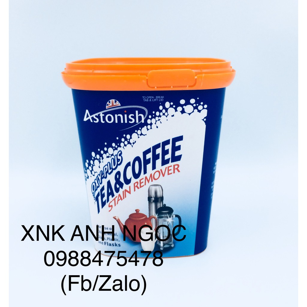 Bột tẩy trắng chén bát ly tách Astonish C9622 / Bột tẩy chén bát an toàn sinh học Anh Quốc