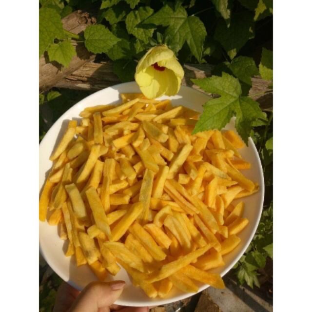 1KG KHOAI LANG VÀNG ĐÀ LẠT SẤY TỰ NHIÊN CAM KẾT GIÒN XỐP