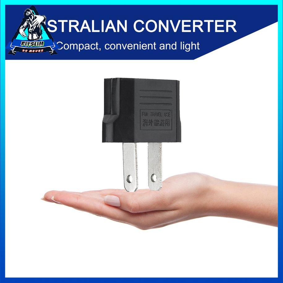 Bộ chuyển đổi Sạc đa năng EU sang Hoa Kỳ Bộ chuyển đổi nguồn AC Du lịch Bộ chuyển đổi màu đen [8/3]