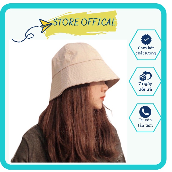 Nón Bucket mũ vành cụp mặt mùa hè cực hot phong cách Ulzzang form unisex cho nam nữ đi chơi