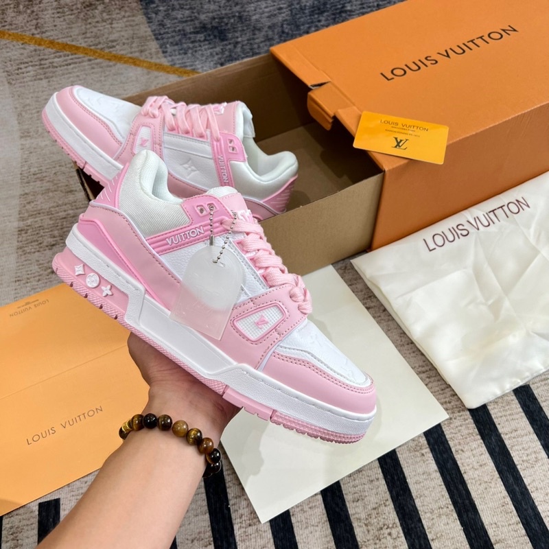 GIÀY LV TRẮNG HỒNG LAI AU CAO CẤP