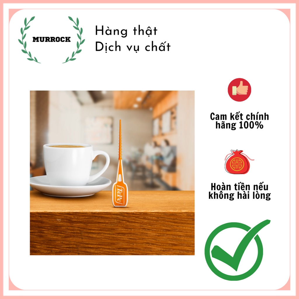 Tăm cao su chải kẽ răng TePe EasyPick XS-S sạch kẽ răng UK Anh Quốc loại 6, 36 cây
