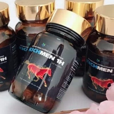 Kichmen 1H - Hỗ trợ tăng cường sinh lý nam, làm chậm quá trình mãn dục nam