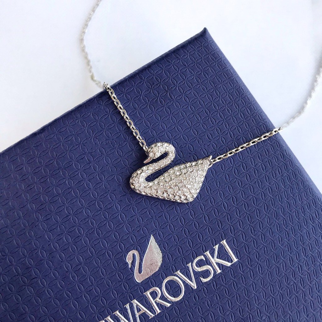 Vòng cổ Mạ Bạc 925 Mặt Thiên Nga Đính Đá Thời Trang 2023 5007735