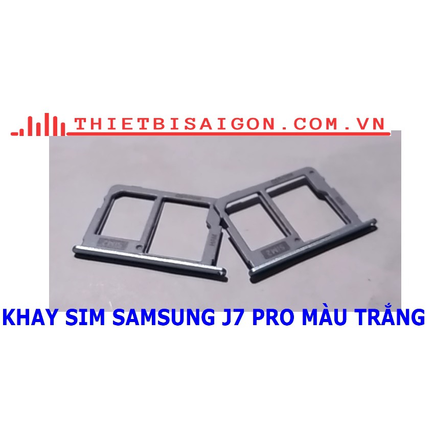 KHAY SIM SAMSUNG J7 PRO MÀU TRẮNG