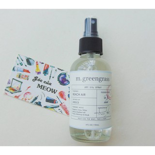 M.Greengrass Beach Air Dry Oil Spray xịt dưỡng cho body, mặt và tóc