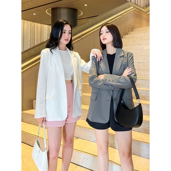 ÁO KHOÁC BLAZER DÁNG DÀI - GIN BLAZER