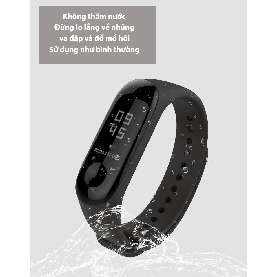 Vòng đeo thay thế Miband 3 / 4 nhiều màu lựa chọn Mijobs