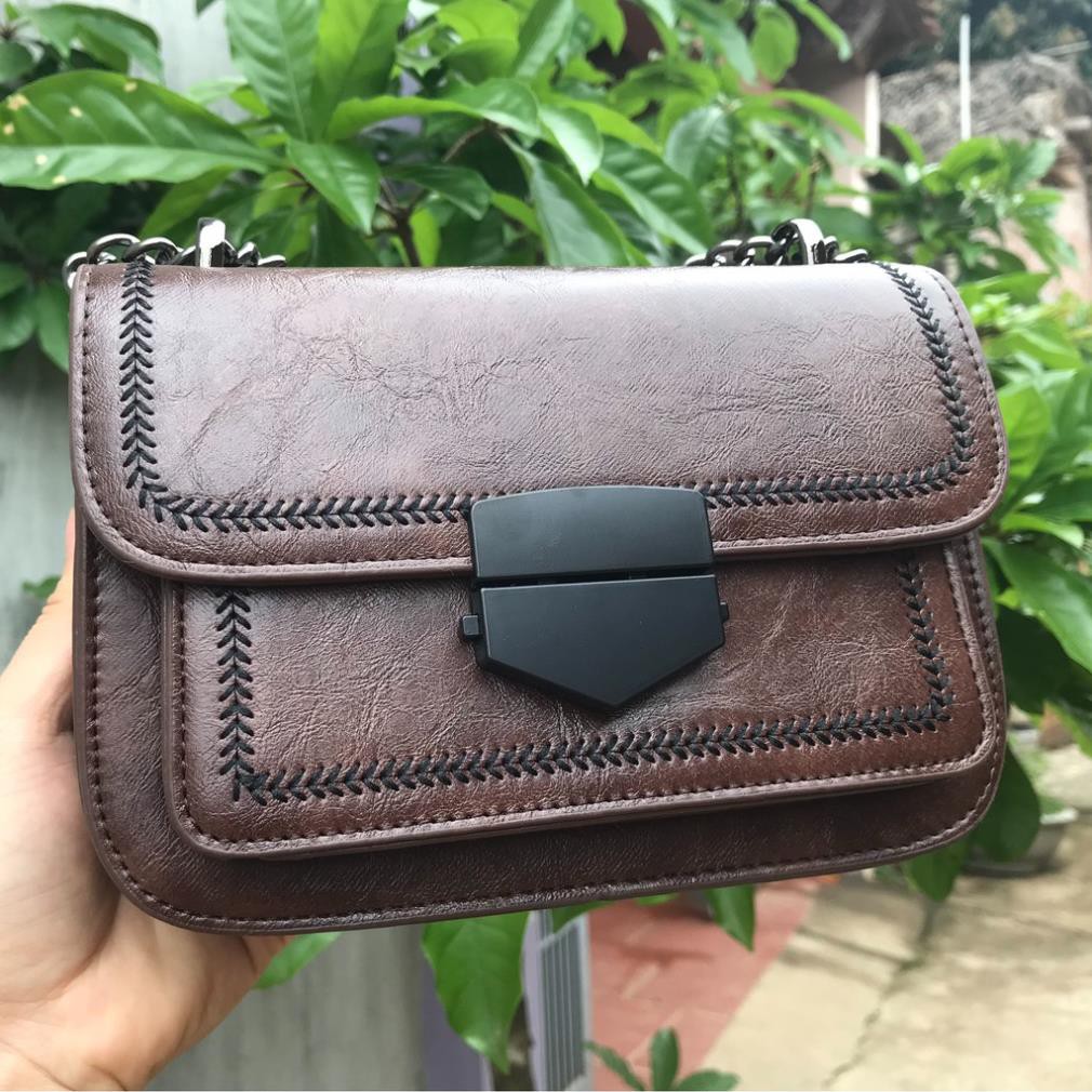 Túi đeo chéo nữ, giỏ đeo chéo thời trang phong cách hàn quốc chất liệu Da PU cao cấp size 21 | BigBuy360 - bigbuy360.vn