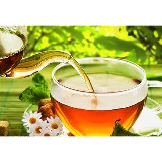 Trà đậu đen, gạo lứt và lá dứa.