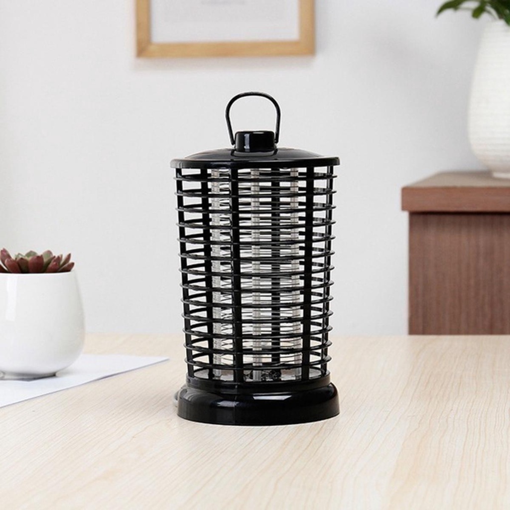 Đèn LED UV Bẫy Diệt Muỗi Nhỏ Gọn Màu Đen Tiện Dụng