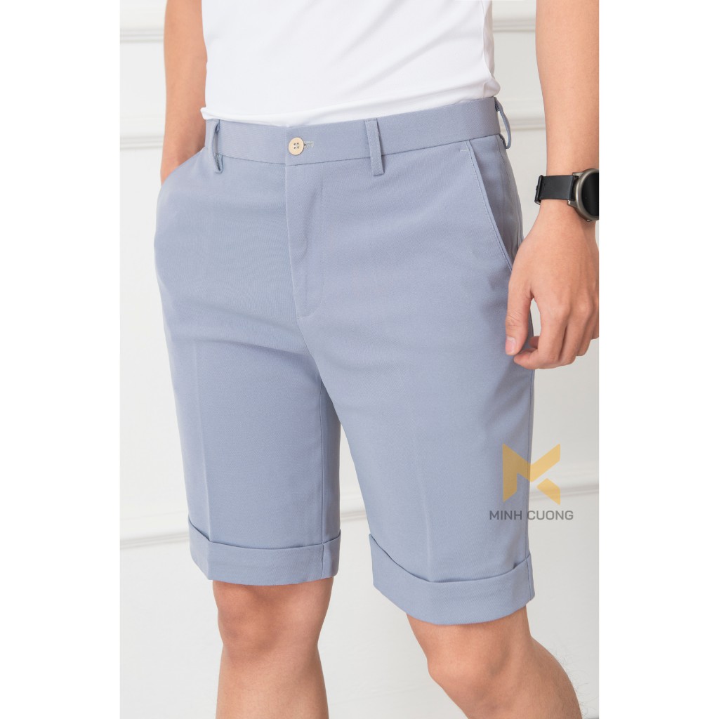 Quần âu ống ngắn, dáng ôm, chất vải co giãn 4 chiều, may kỹ cẩn thận, phong cách dạo phố | BigBuy360 - bigbuy360.vn