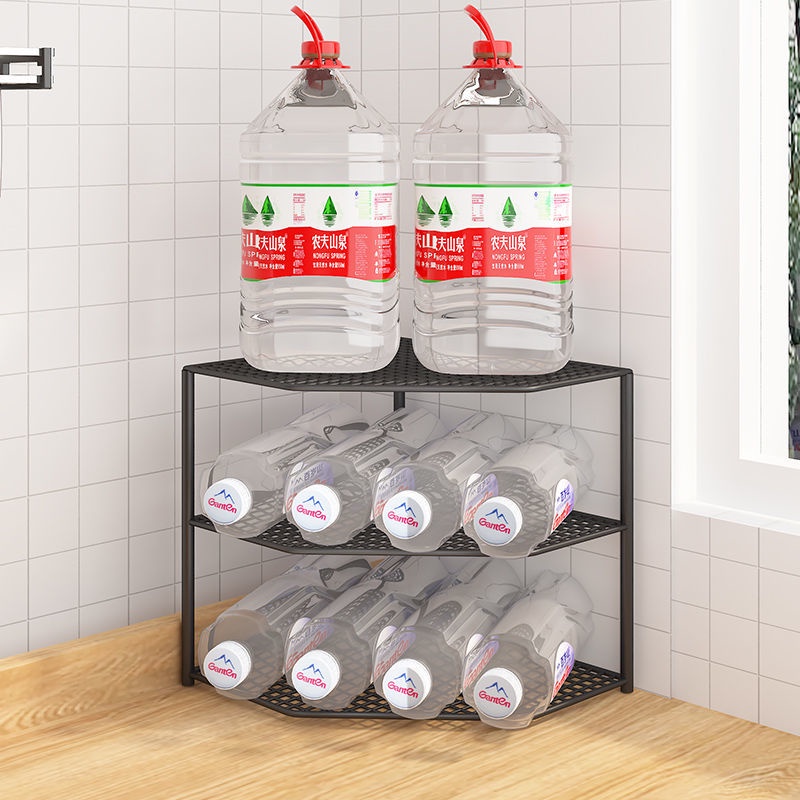 Kệ Đựng Gia Vị Gắn Góc Tủ Bếp Tiện Dụng