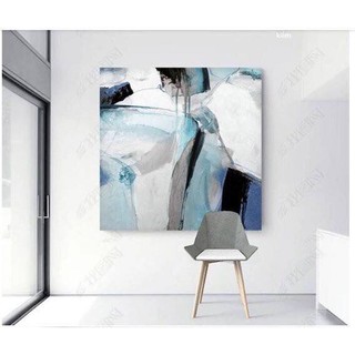 Tranh canvas trừu tượng hiện đại 60x60 tràn viền