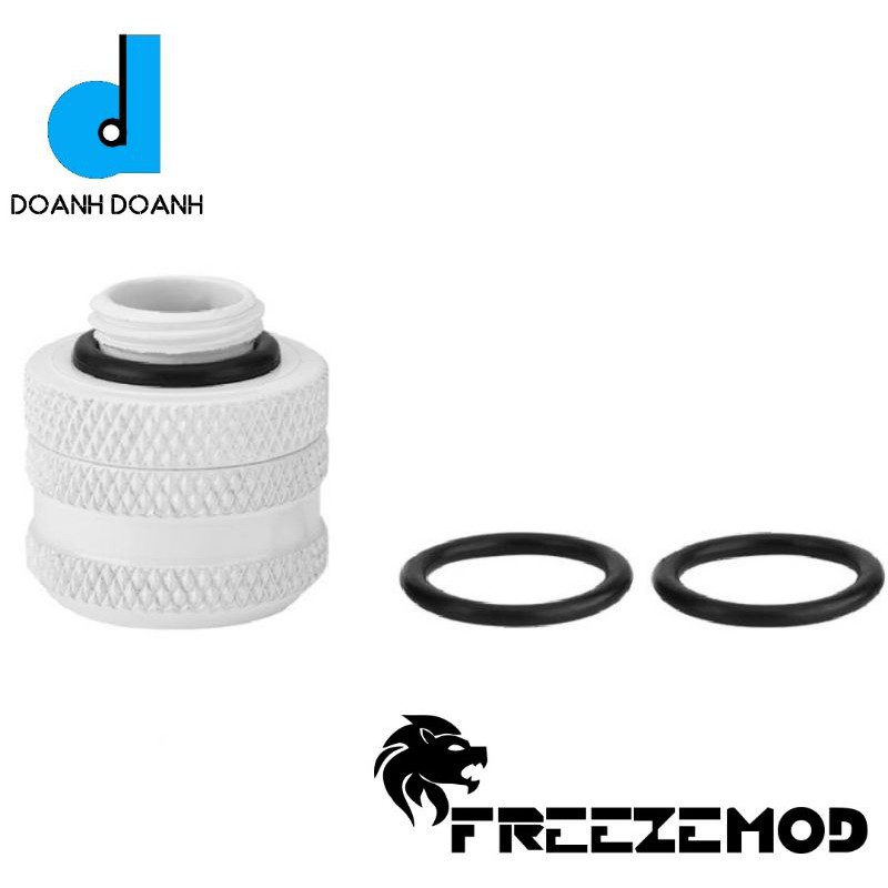 Fit com Freezemod nối ống cứng od14 trắng - tản nhiệt nước custom