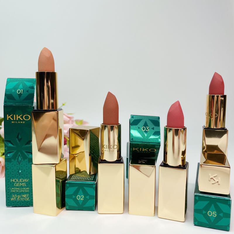 Son Môi Lì Kiko Milano Holiday Gems Lasting Luxury Matte Lipstick Son kiko siêu mềm mịn mờ lâu trôi