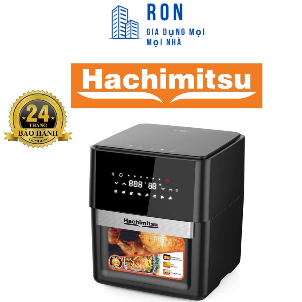 Nồi Chiên Không Dầu - Kiêm Lò Nướng HACHIMITSU HC-669 Dung Tích 12 Lít